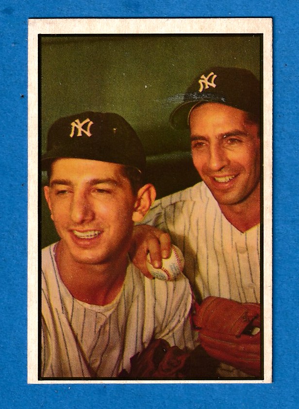 1953 Bowman Color # 93 Phil Rizzuto/Billy Martin [#] (Yankees) Baseball cards value