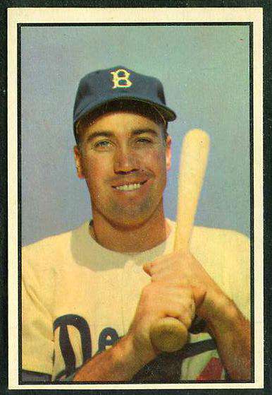 1953 Bowman Color #117 Duke Snider (Brooklyn Dodgers) Baseball cards value