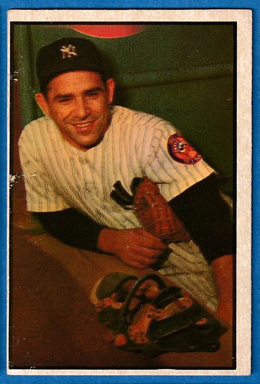 1953 Bowman Color #121 Yogi Berra (Yankees) Baseball cards value