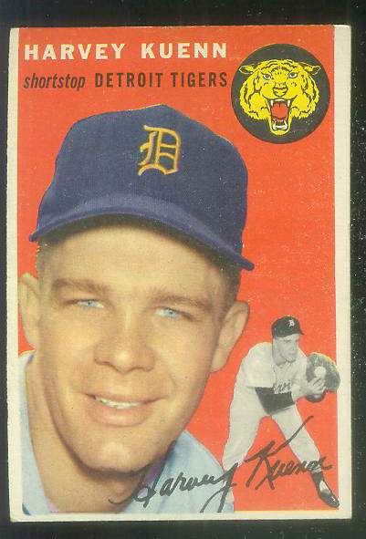 1954 Topps #.25 Harvey Kuenn ROOKIE [#z2] (Tigers) Baseball cards value