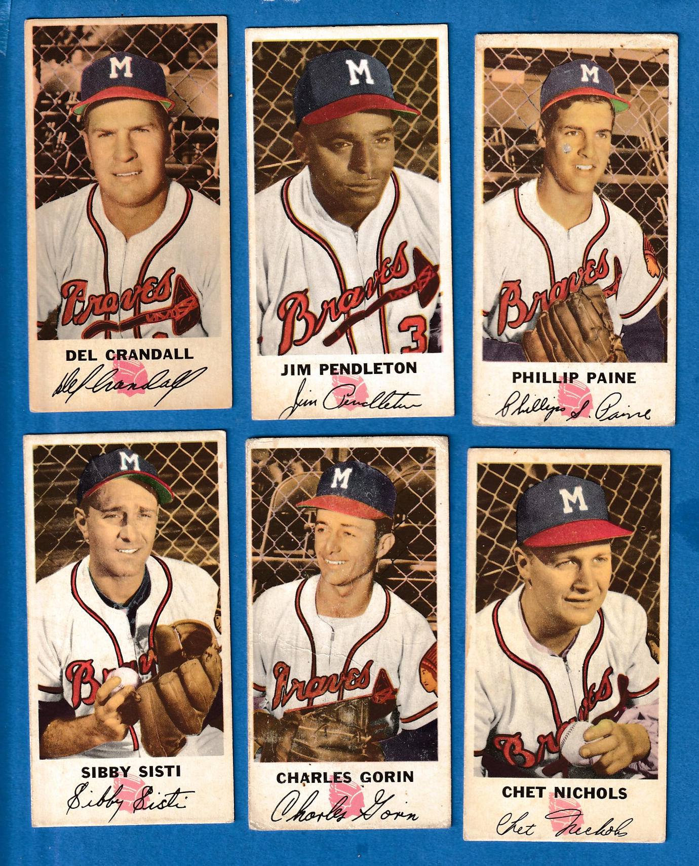 1954 Johnston Cookies # 3 Jim Pendleton (Braves) Baseball cards value