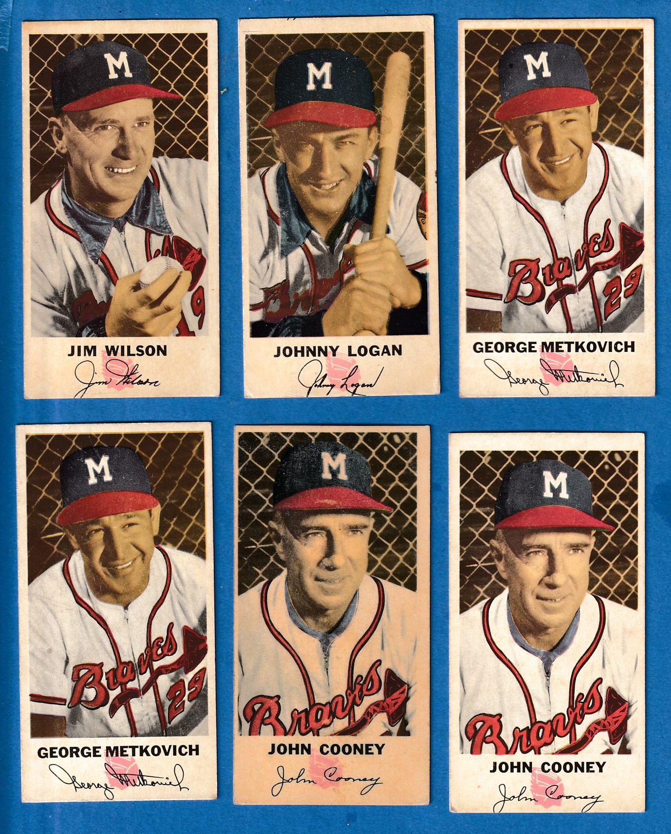 1954 Johnston Cookies #23 John Logan (Braves) Baseball cards value