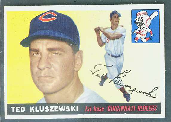 1955 Topps #120 Ted Kluszewski [#bsc] (Reds) Baseball cards value