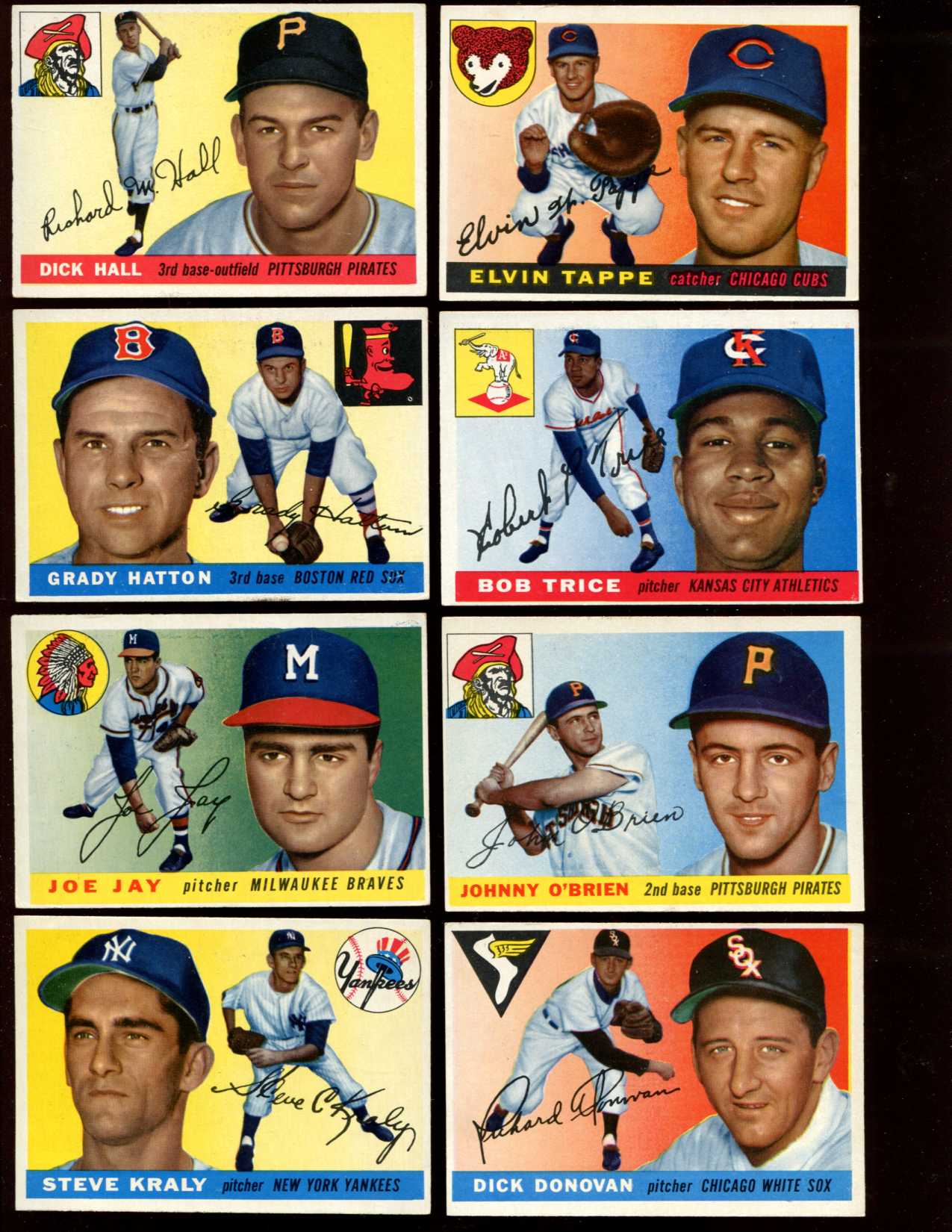 1955 Topps #139 Steve Kraly [#x] (Yankees) Baseball cards value