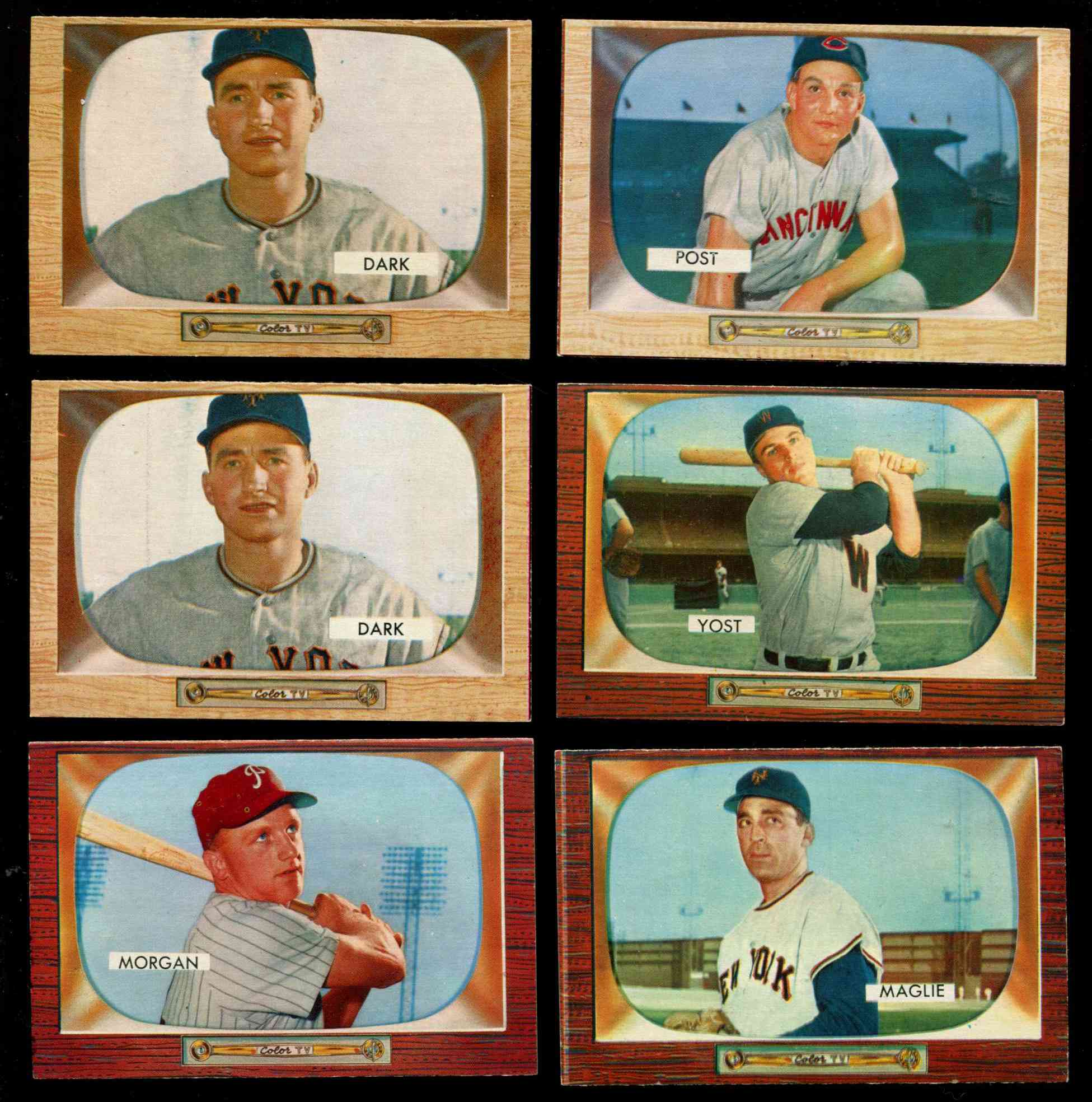 1955 Bowman # 32 Wally Post (Reds) Baseball cards value