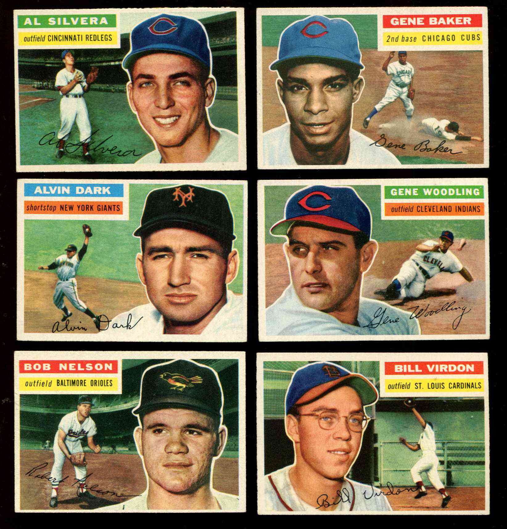 1956 Topps #163 Gene Woodling (Indians) Baseball cards value