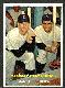 1957 Topps #407 Yankees Power Hitters w/MICKEY MANTLE & Yogi Berra [#]