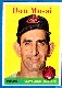 1958 Topps # 35B Don Mossi [VAR:YELLOW TEAM] [#] (Indians)