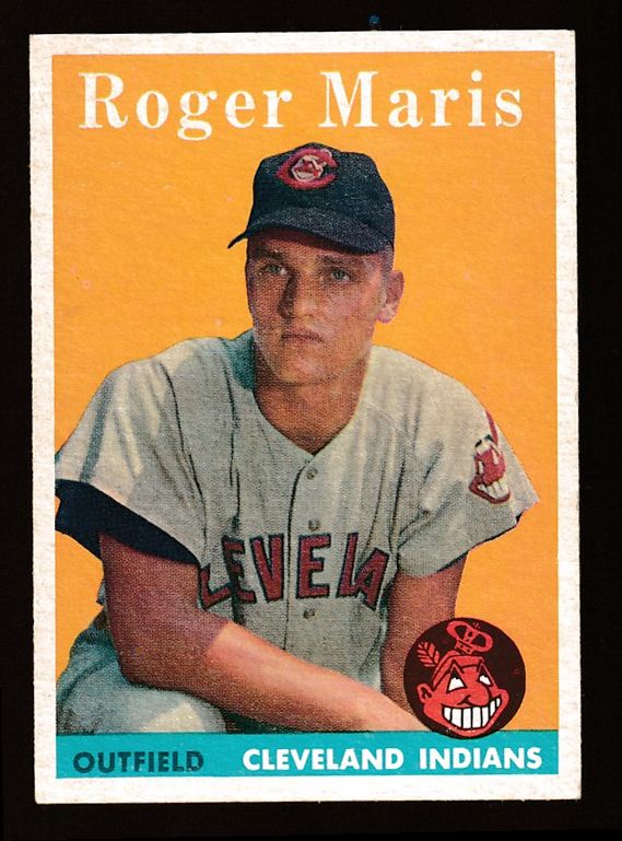 1958 Topps # 47 Roger Maris ROOKIE [#] (Indians) Baseball cards value