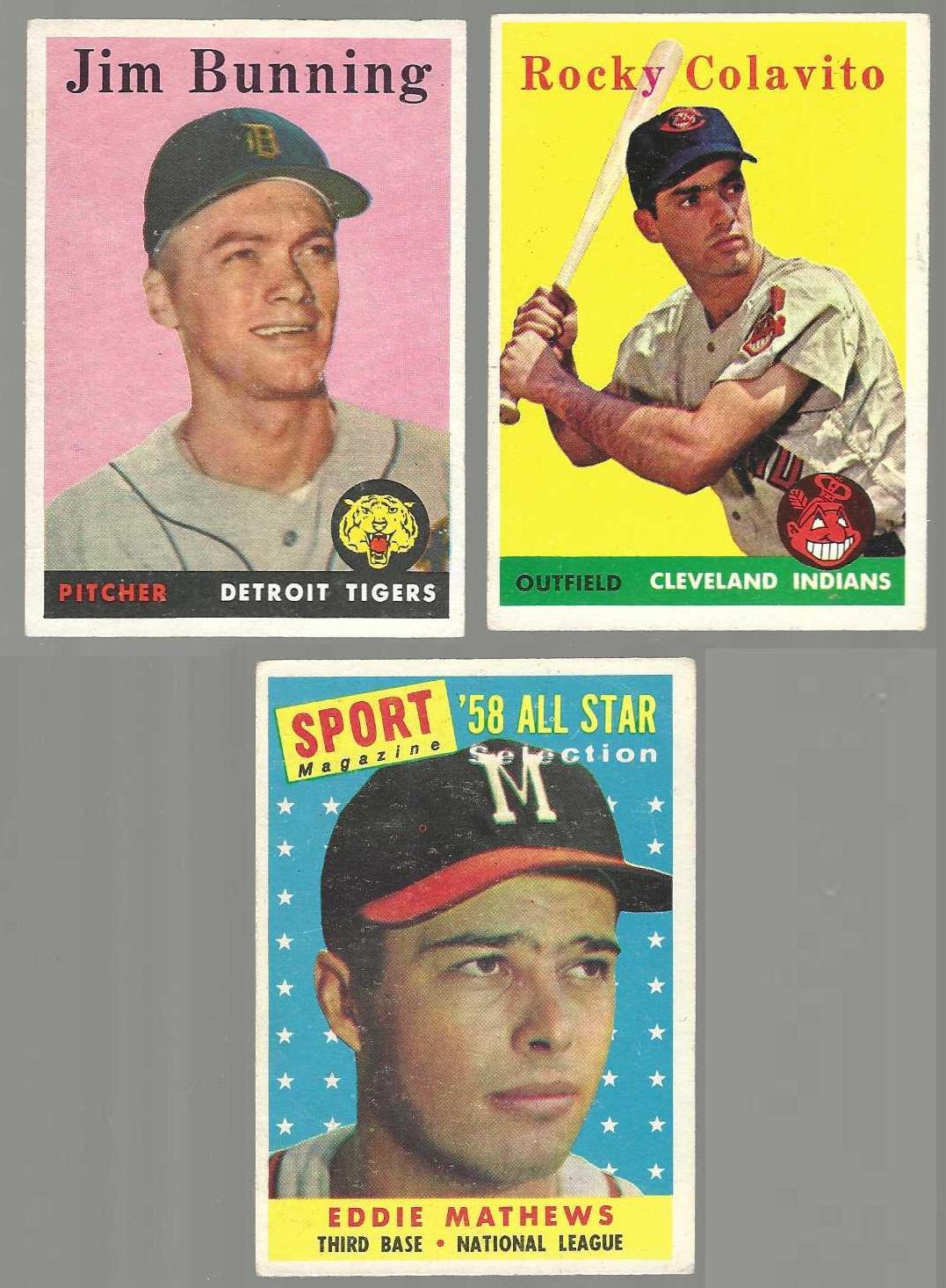 1958 Topps #368 Rocky Colavito [#] (Indians) Baseball cards value
