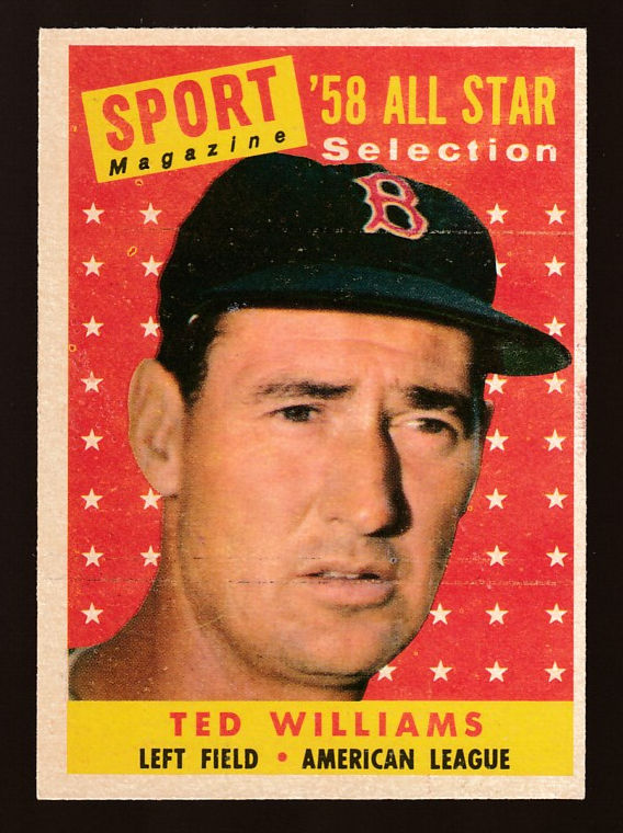 1958 Topps #485 Ted Williams All-Star [#] (Red Sox) Baseball cards value