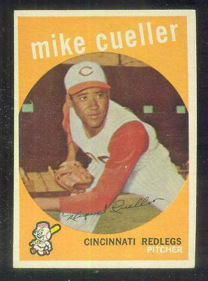 1959 Topps #518 Mike Cuellar ROOKIE UER SCARCE HIGH #.[#c] (Reds) Baseball cards value