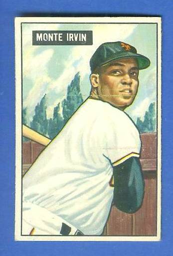 1951 Bowman #198 Monte Irvin ROOKIE (New York Giants) Baseball cards value