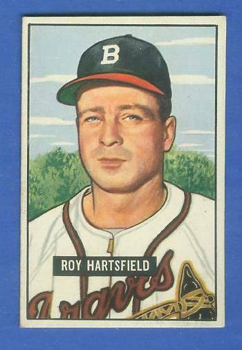 1951 Bowman #277 Roy Hartsfield SCARCE HIGH# (Boston Braves) Baseball cards value