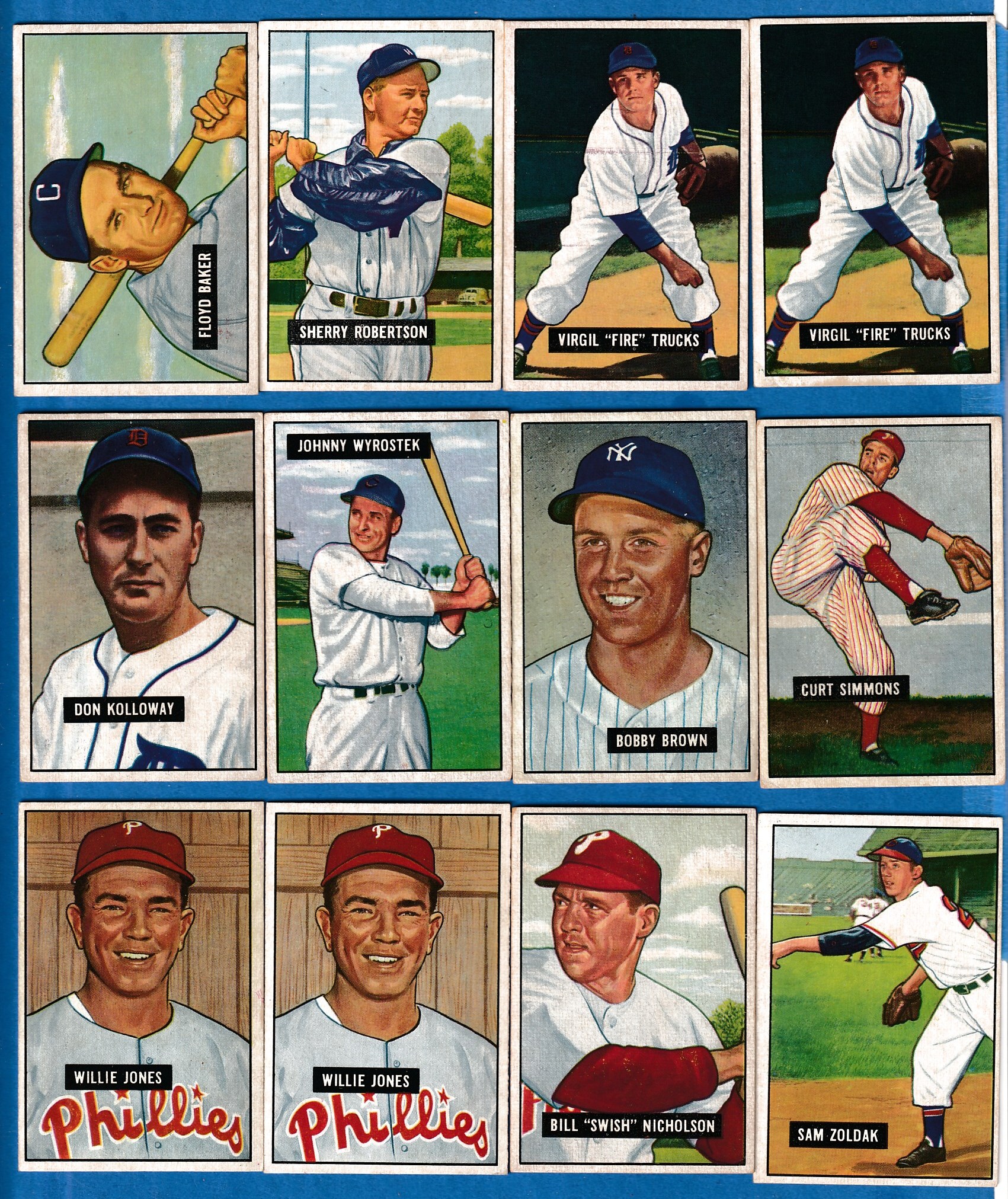 1951 Bowman #104 Virgil Trucks (Tigers) Baseball cards value