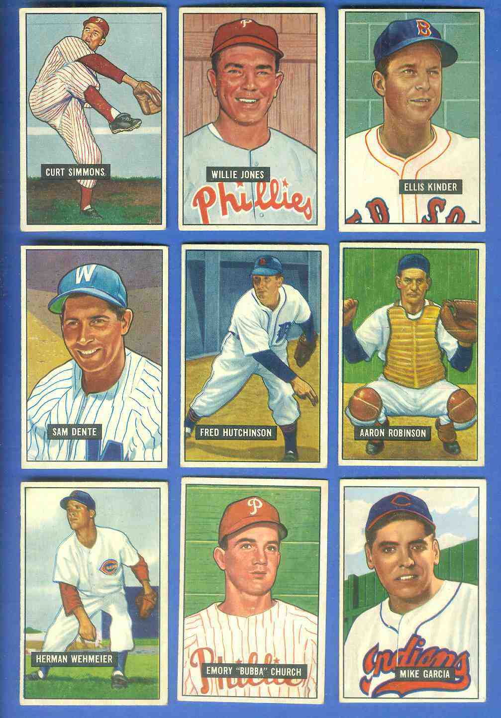 1951 Bowman #111 Curt Simmons (Phillies) Baseball cards value