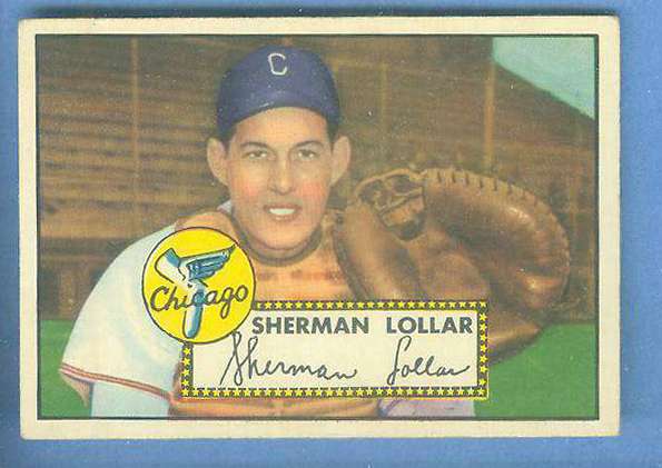 1952 Topps #117 Sherman Lollar (White Sox) Baseball cards value