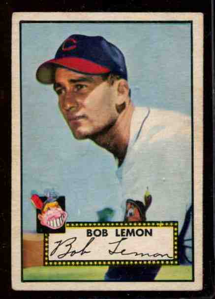 1952 Topps #268 Bob Lemon (Indians) Baseball cards value