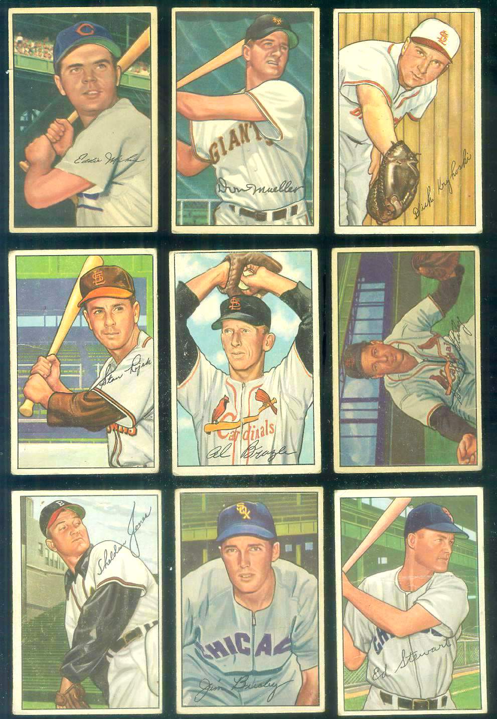 1952 Bowman #133 Dick Kryhoski (St. Louis Browns) Baseball cards value