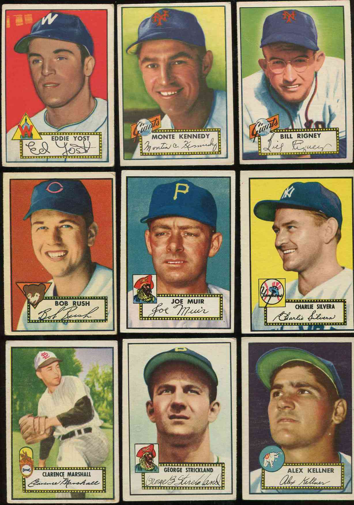 1952 Topps #168 Charlie Silvera ROOKIE [#x] (Yankees) Baseball cards value