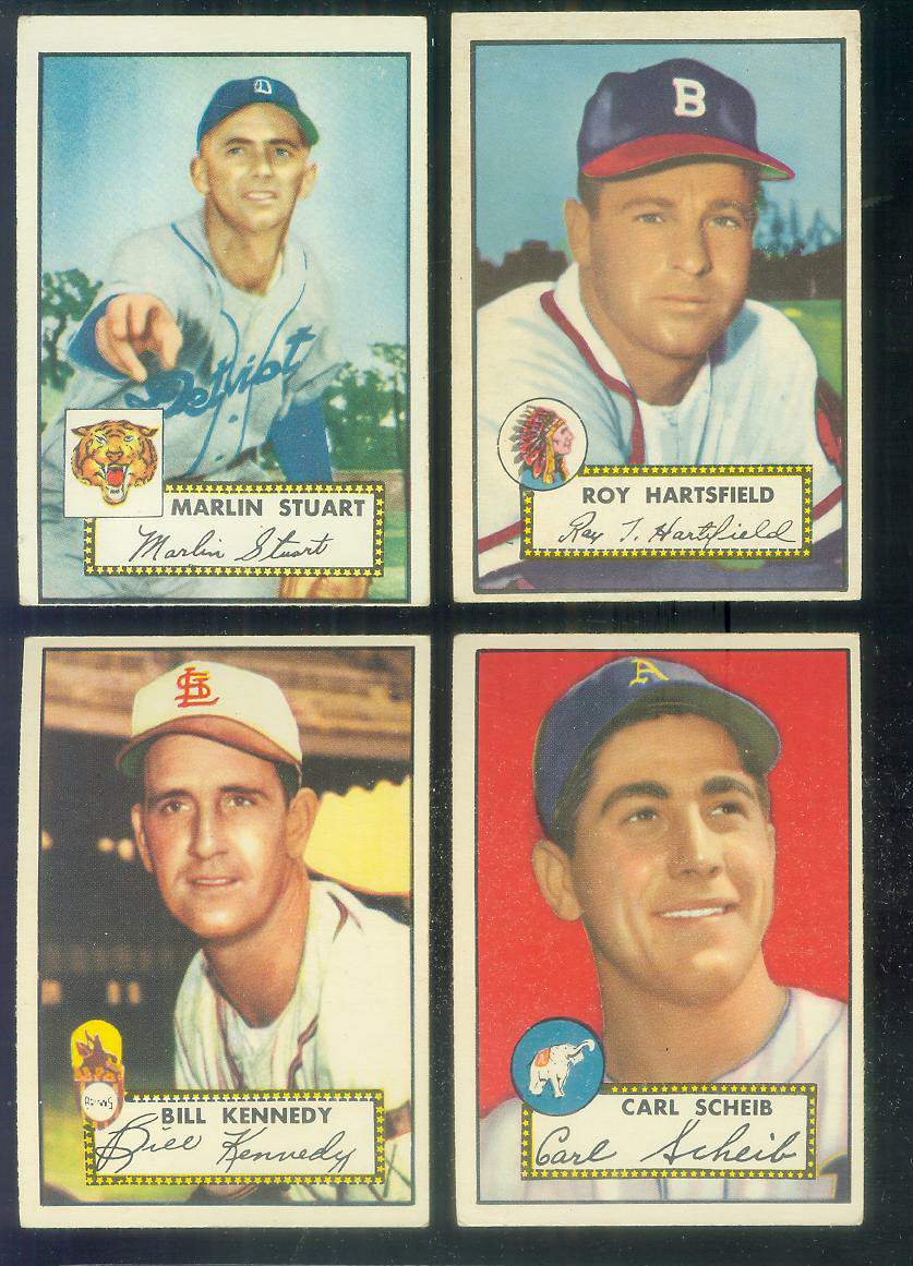 1952 Topps #264 Roy Hartsfield [#b] (Boston Braves) Baseball cards value