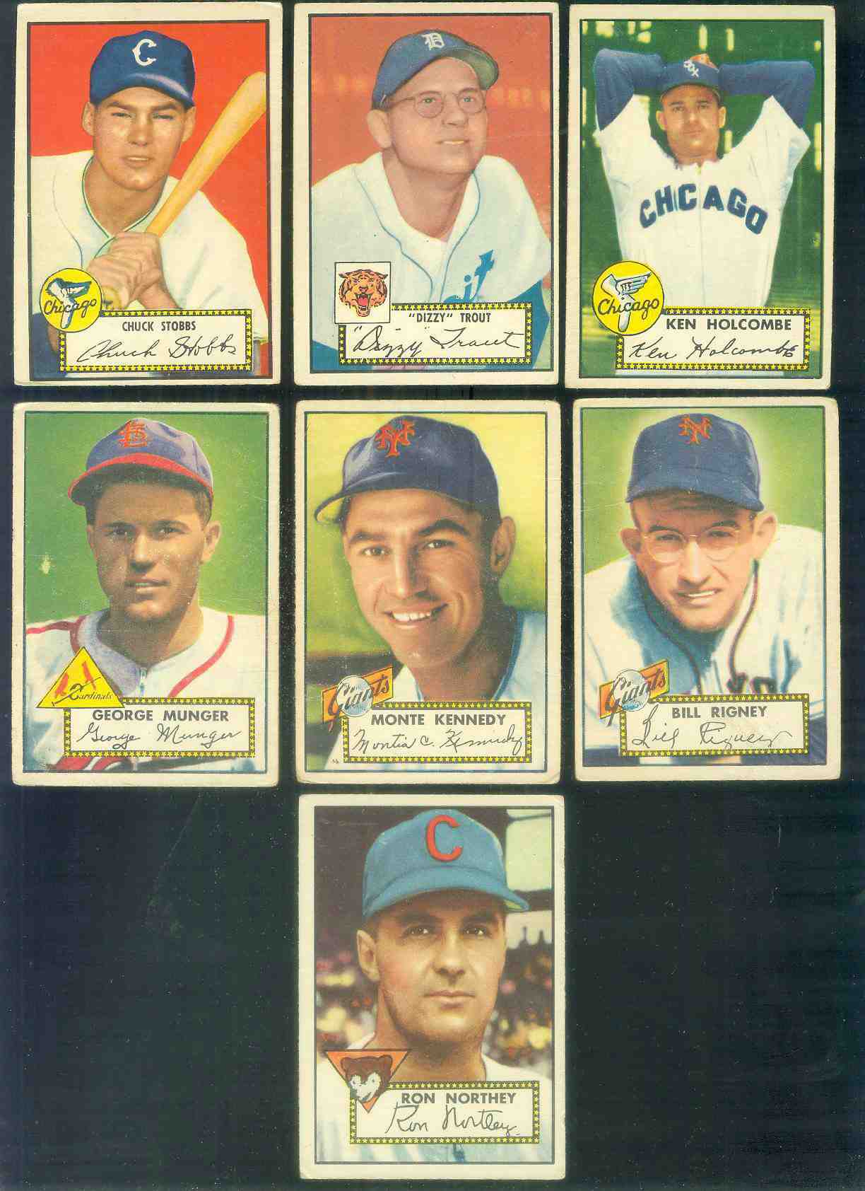 1952 Topps #.62 Chuck Stobbs (White Sox) Baseball cards value