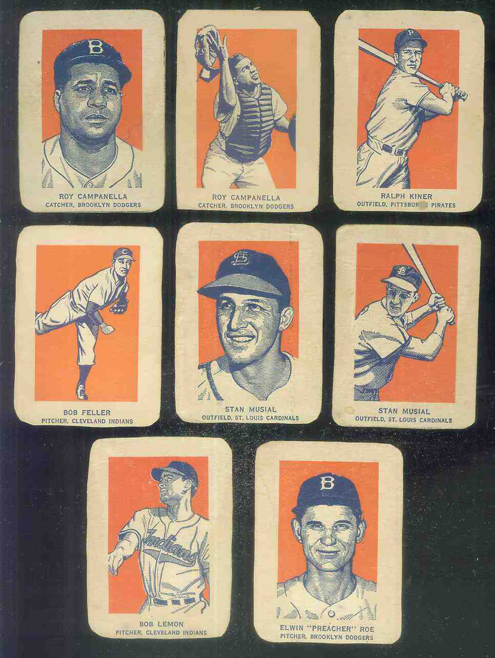 1952 Wheaties #22B Stan Musial ACTION (Cardinals) Baseball cards value