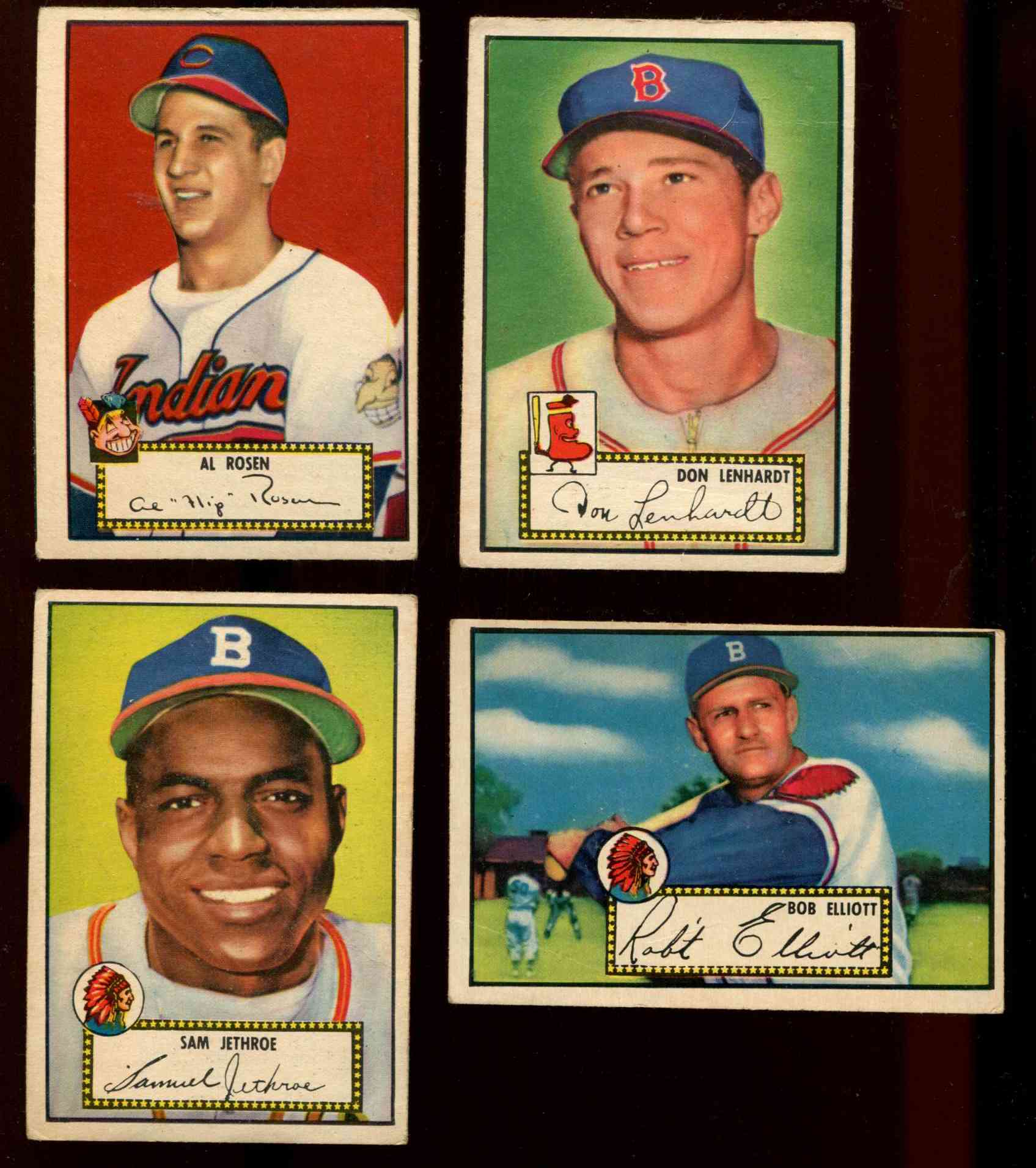 1952 Topps # 27 Sam Jethroe (Boston Braves) Baseball cards value