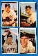 1953 Bowman Color  - GIANTS - Lot of (5) different with Leo Durocher