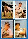 1953 Bowman Color  - TIGERS - Lot of (4) different