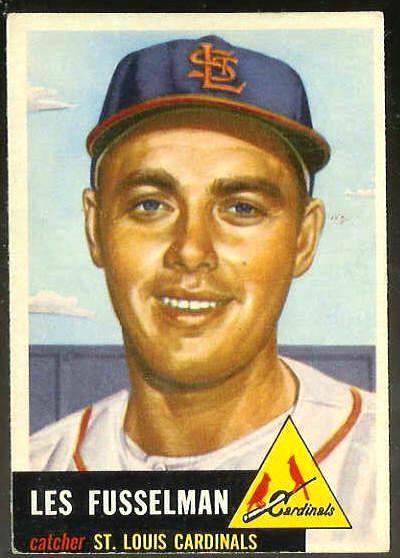 1953 Topps #218 Les Fusselman (Cardinals) Baseball cards value