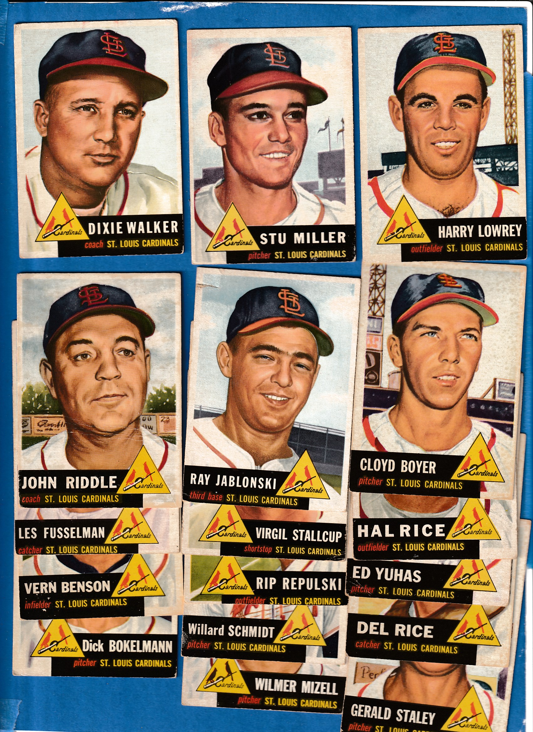 1953 Topps  - CARDINALS - Starter Team Set (18/23) Baseball cards value