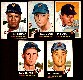 1953 Topps  - GIANTS - Team Lot (5 different)