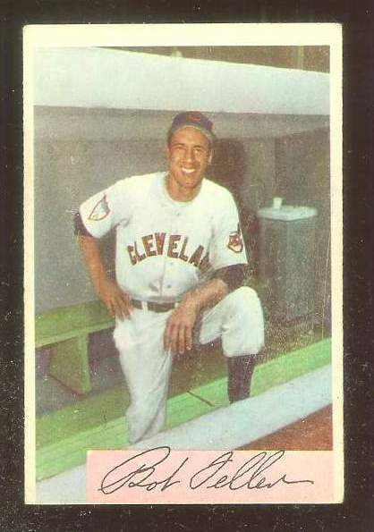 1954 Bowman #132 Bob Feller (Indians) Baseball cards value