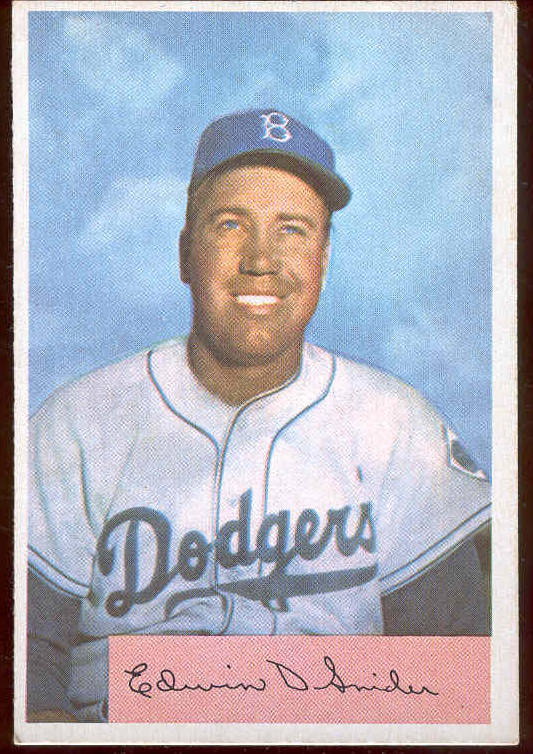 1954 Bowman #170 Duke Snider [#] (Brooklyn Dodgers) Baseball cards value