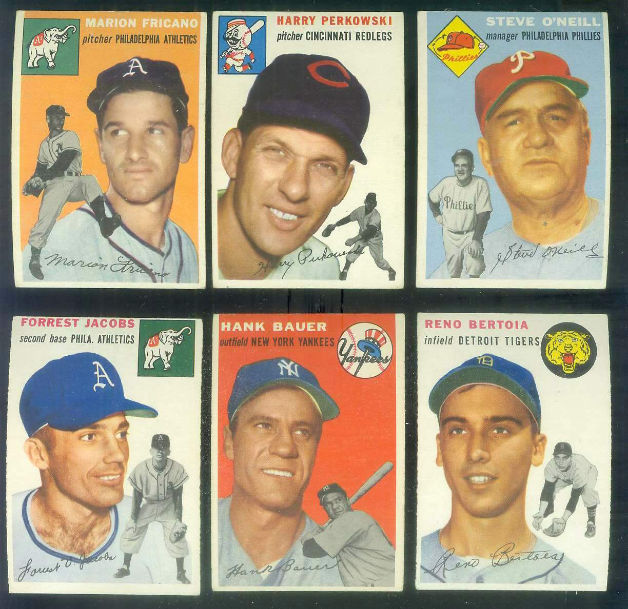 1954 Topps #131 Reno Bertoia [#x] (Tigers) Baseball cards value