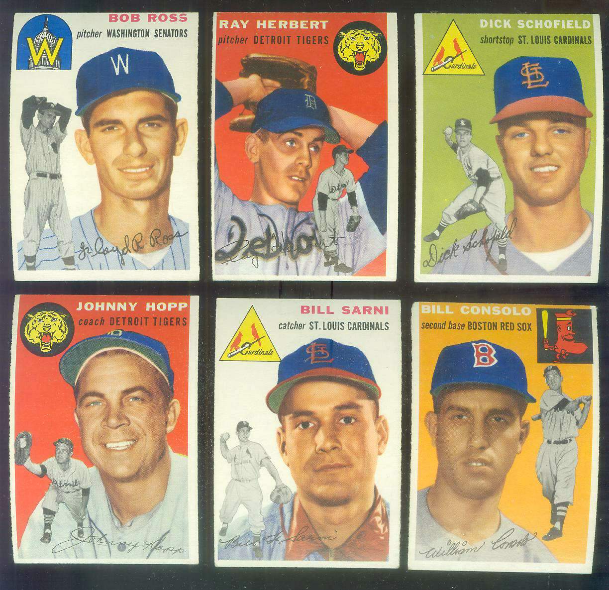 1954 Topps #193 Johnny Hopp COACH [#x] (Tigers) Baseball cards value