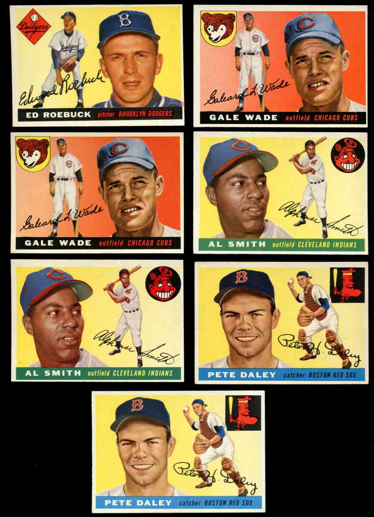 1955 Topps #195 Ed Roebuck ROOKIE SCARCE HIGH NUMBER (Brooklyn Dodgers) Baseball cards value