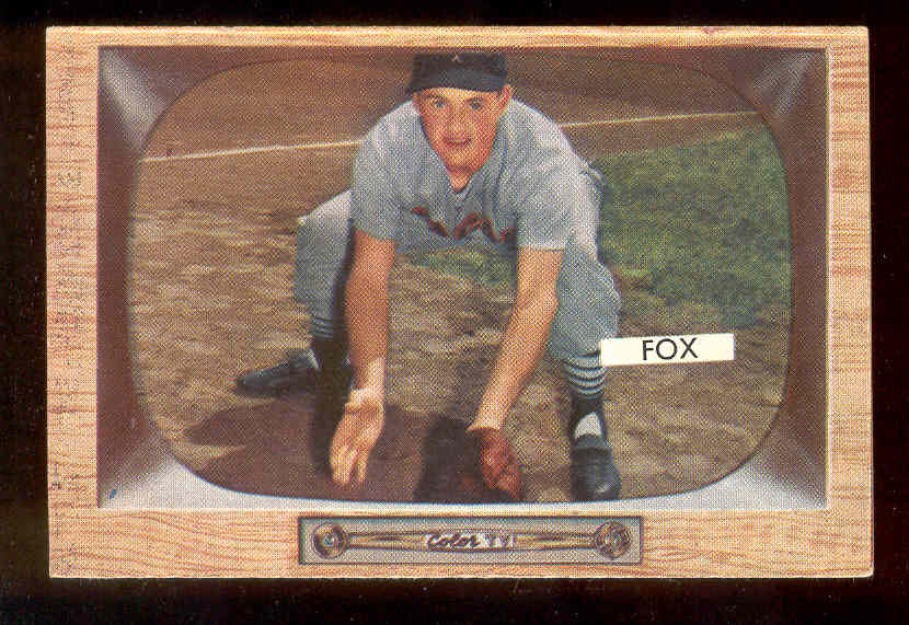 1955 Bowman # 33 Nellie Fox (White Sox) Baseball cards value
