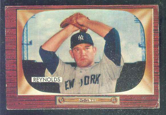 1955 Bowman #201 Allie Reynolds (Yankees) Baseball cards value