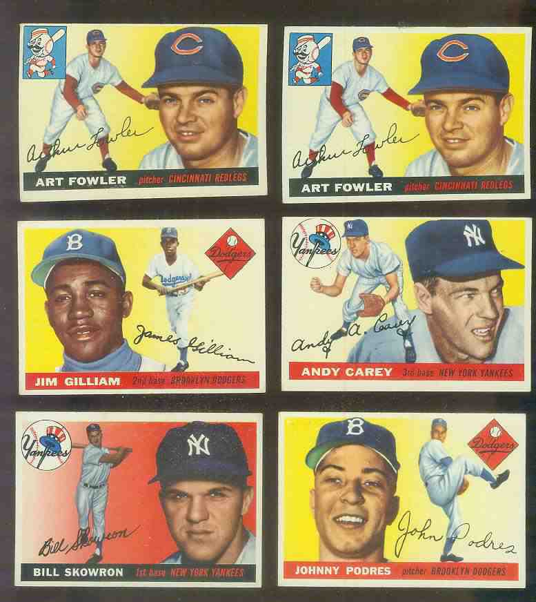 1955 Topps #..3 Art Fowler (Reds) Baseball cards value