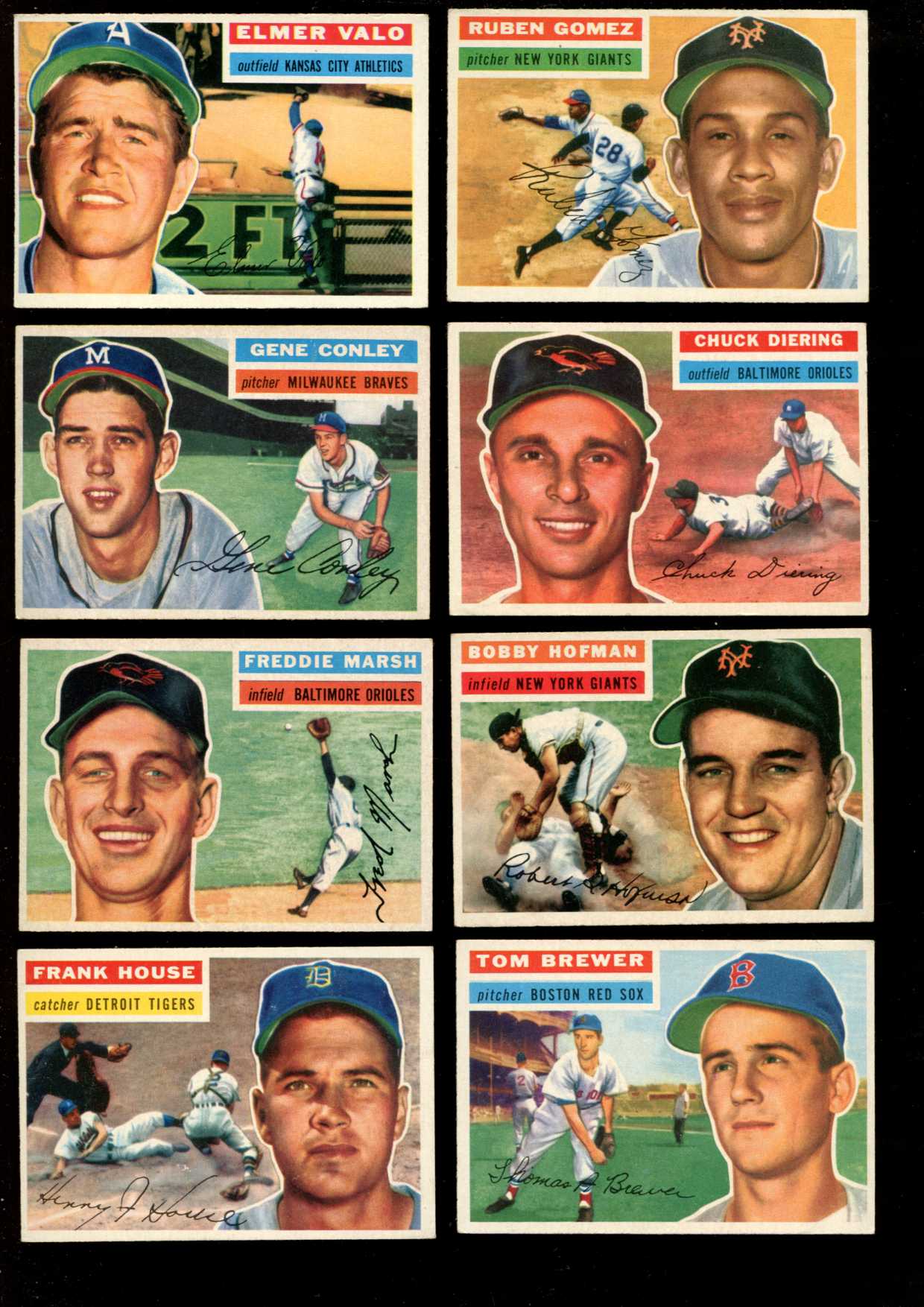 1956 Topps #..3 Elmer Valo (Kansas City A's) Baseball cards value