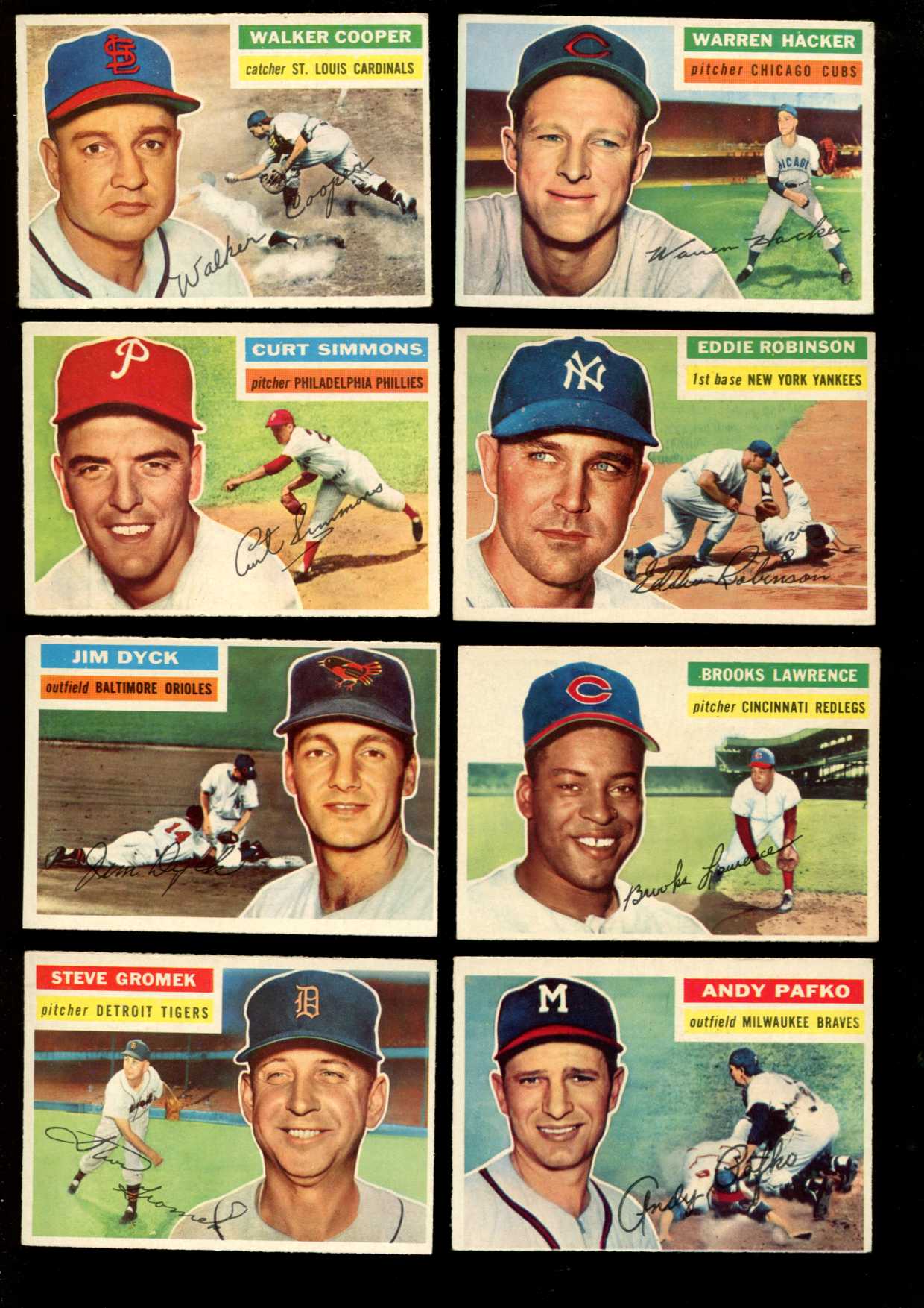 1956 Topps #312 Andy Pafko [#x] (Braves) Baseball cards value