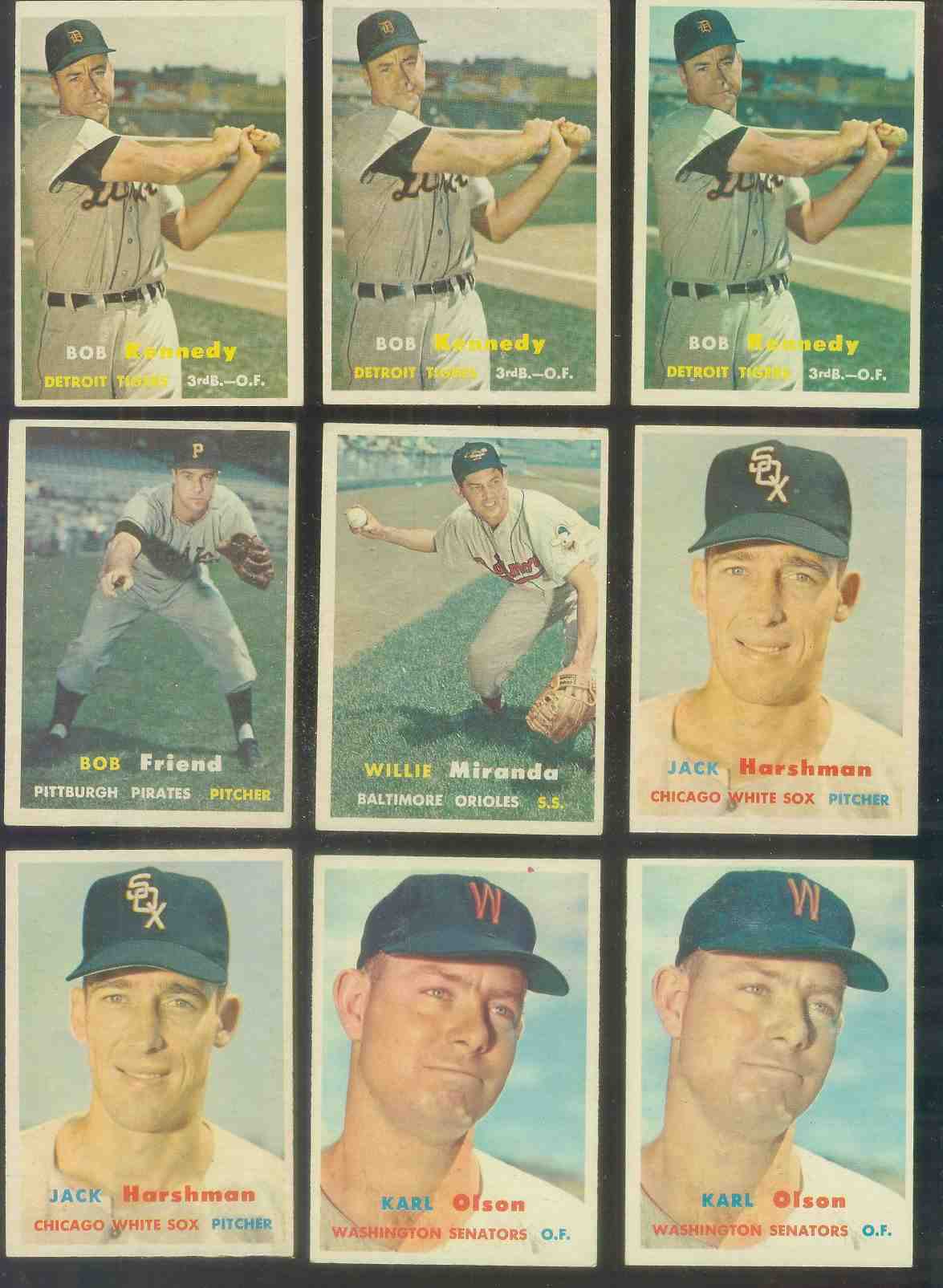 1957 Topps #152 Jack Harshman (White Sox) Baseball cards value