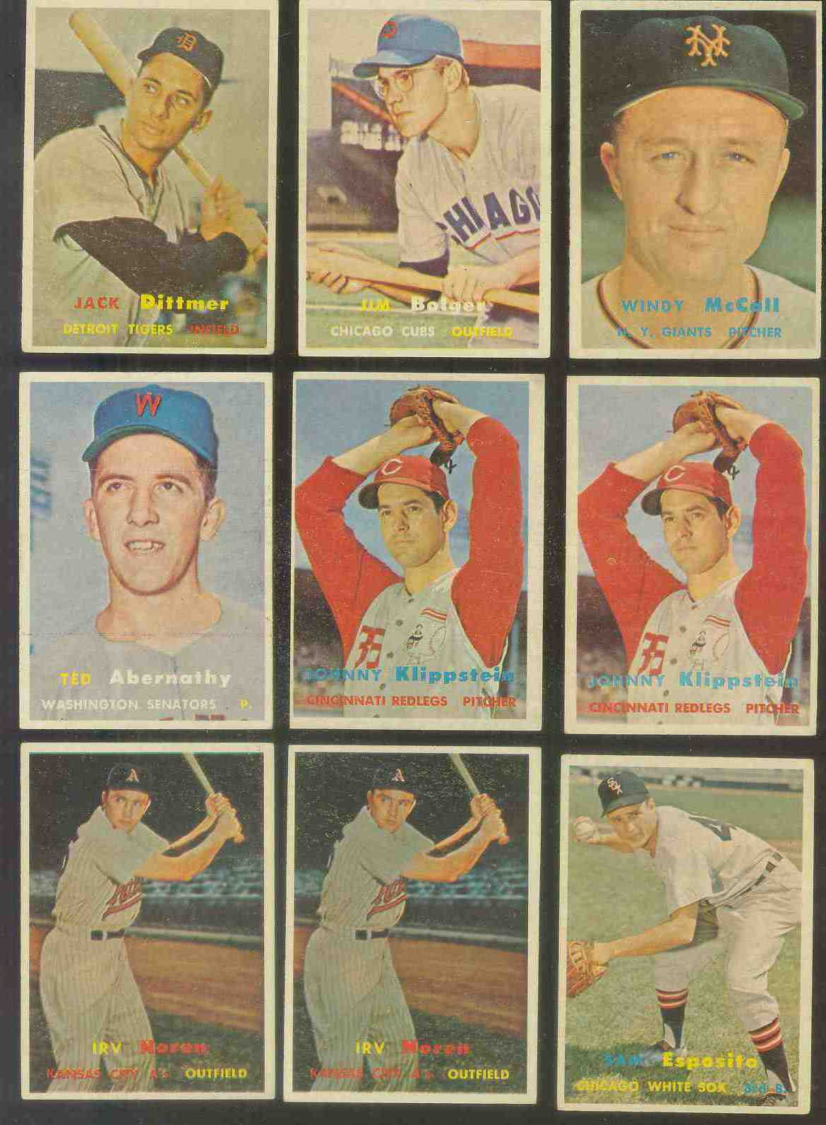 1957 Topps #289 Jim Bolger SCARCE MID SERIES (Cubs) Baseball cards value