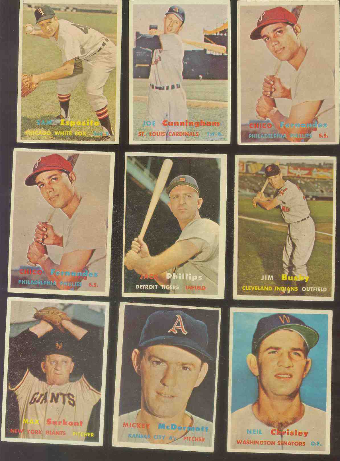 1957 Topps #307 Jack Phillips SCARCE MID SERIES (Tigers) Baseball cards value