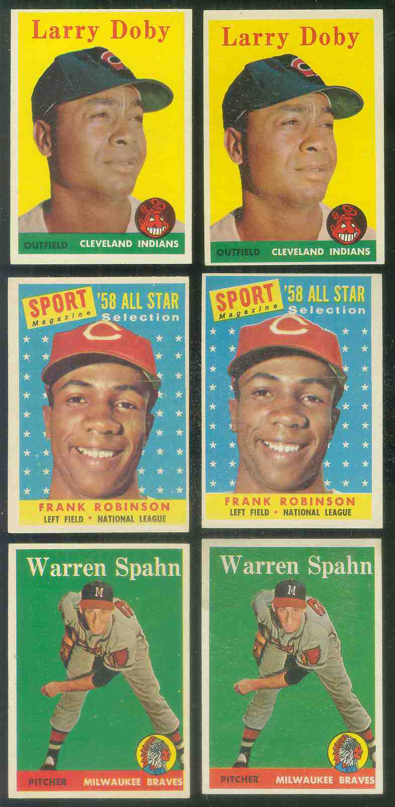 1958 Topps #424 Larry Doby [#] (Indians) Baseball cards value