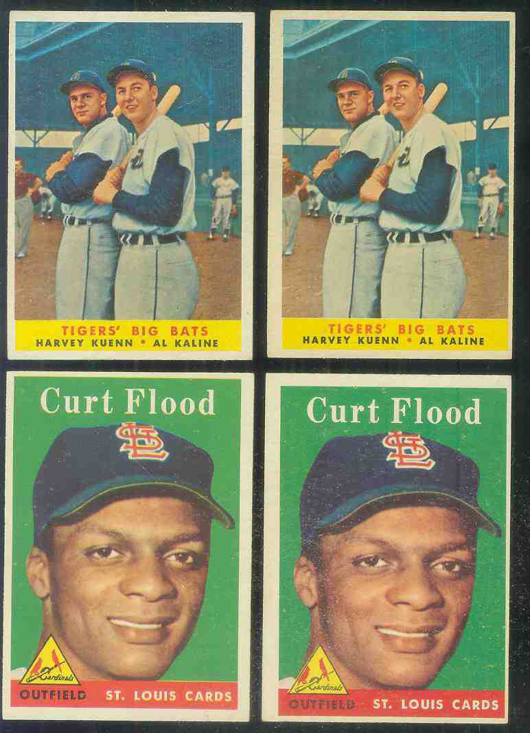 1958 Topps #464 Curt Flood ROOKIE [#a] (Cardinals) Baseball cards value