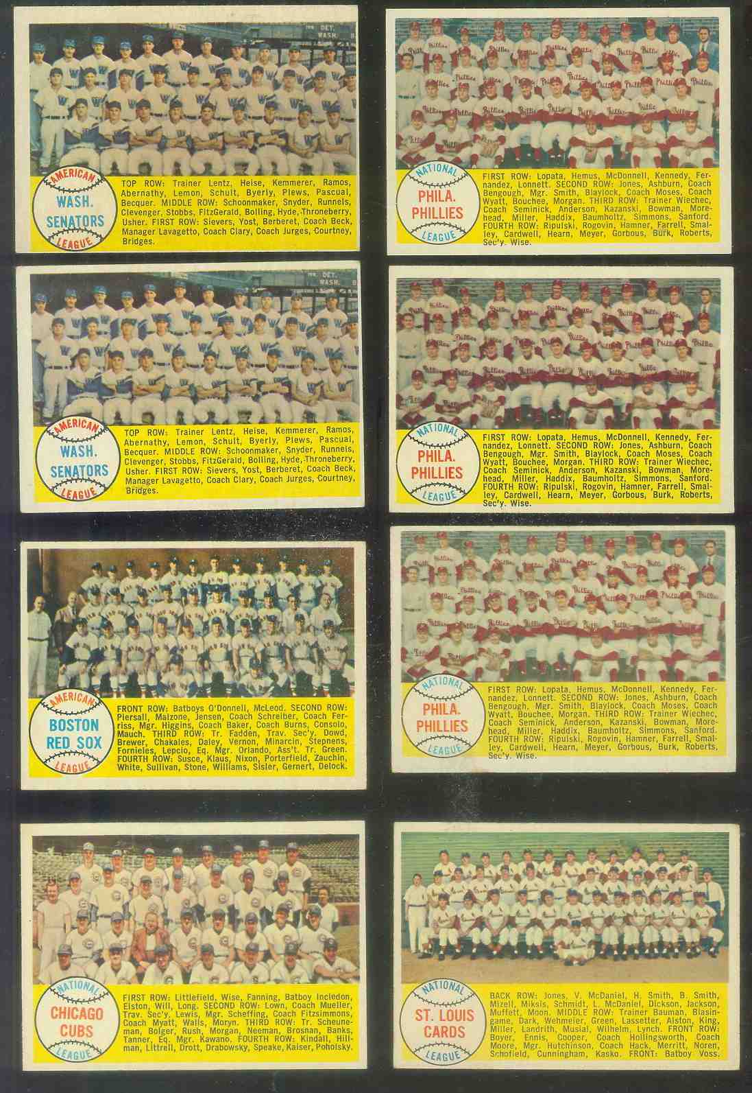 1958 Topps #327 Cubs TEAM card [#] Baseball cards value
