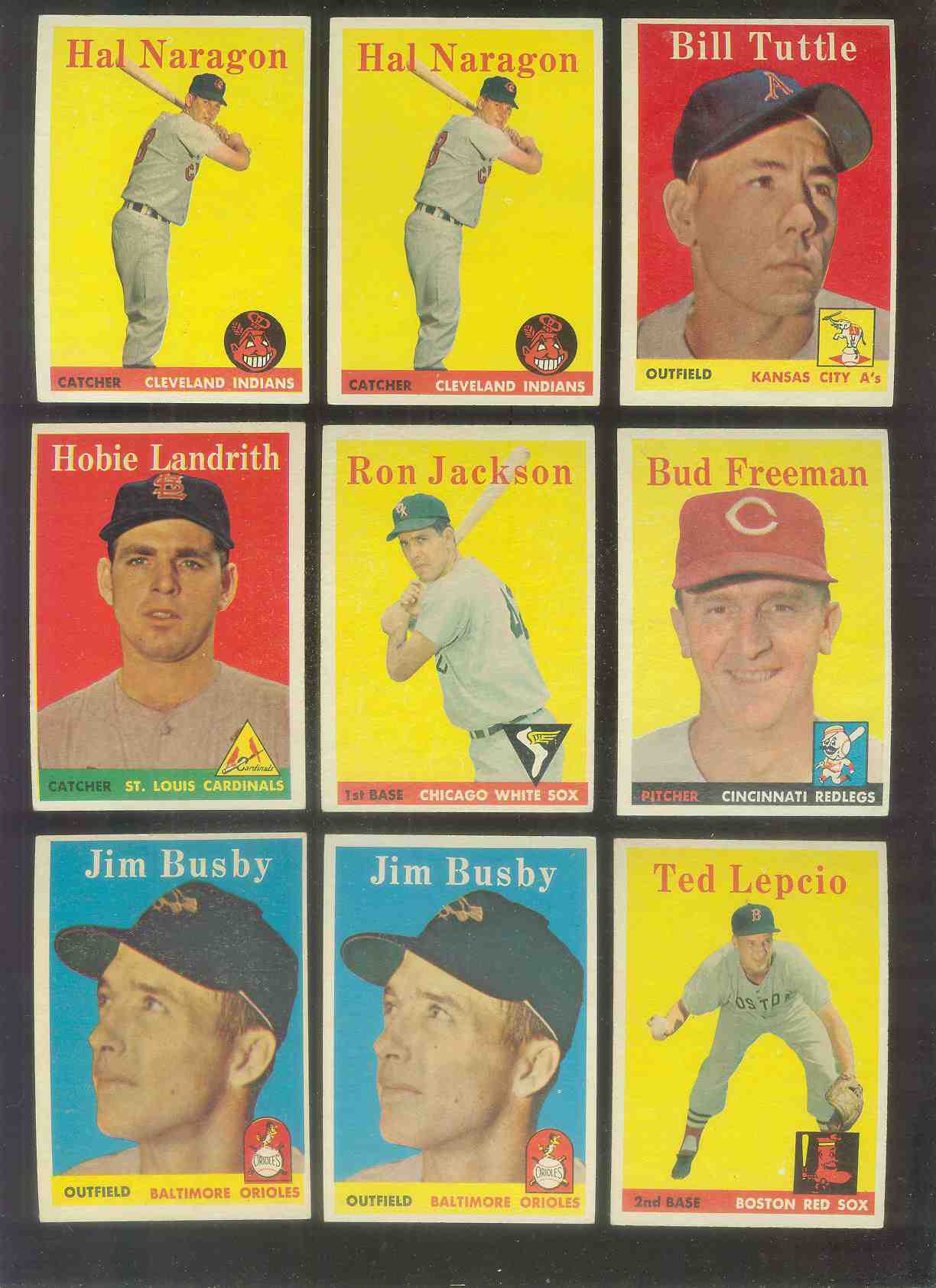1958 Topps #.23 Bill Tuttle (Kansas City A's) Baseball cards value